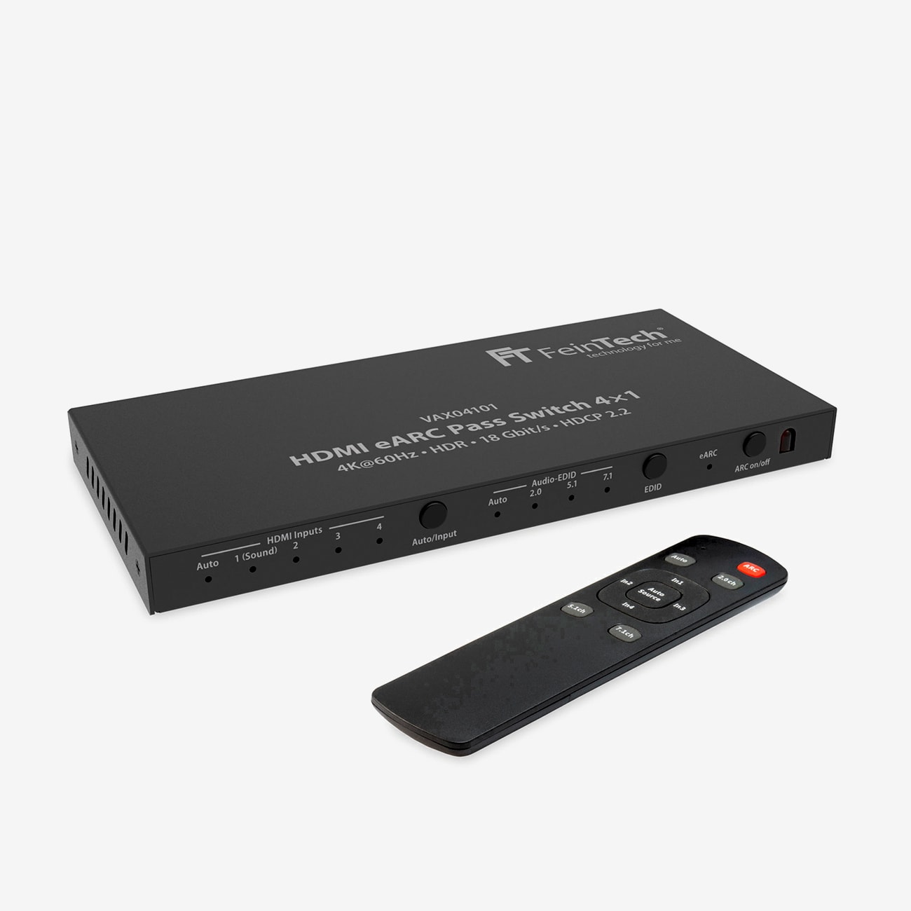 FeinTech HDMI eARC Pass Switch 4x1 | Teufel