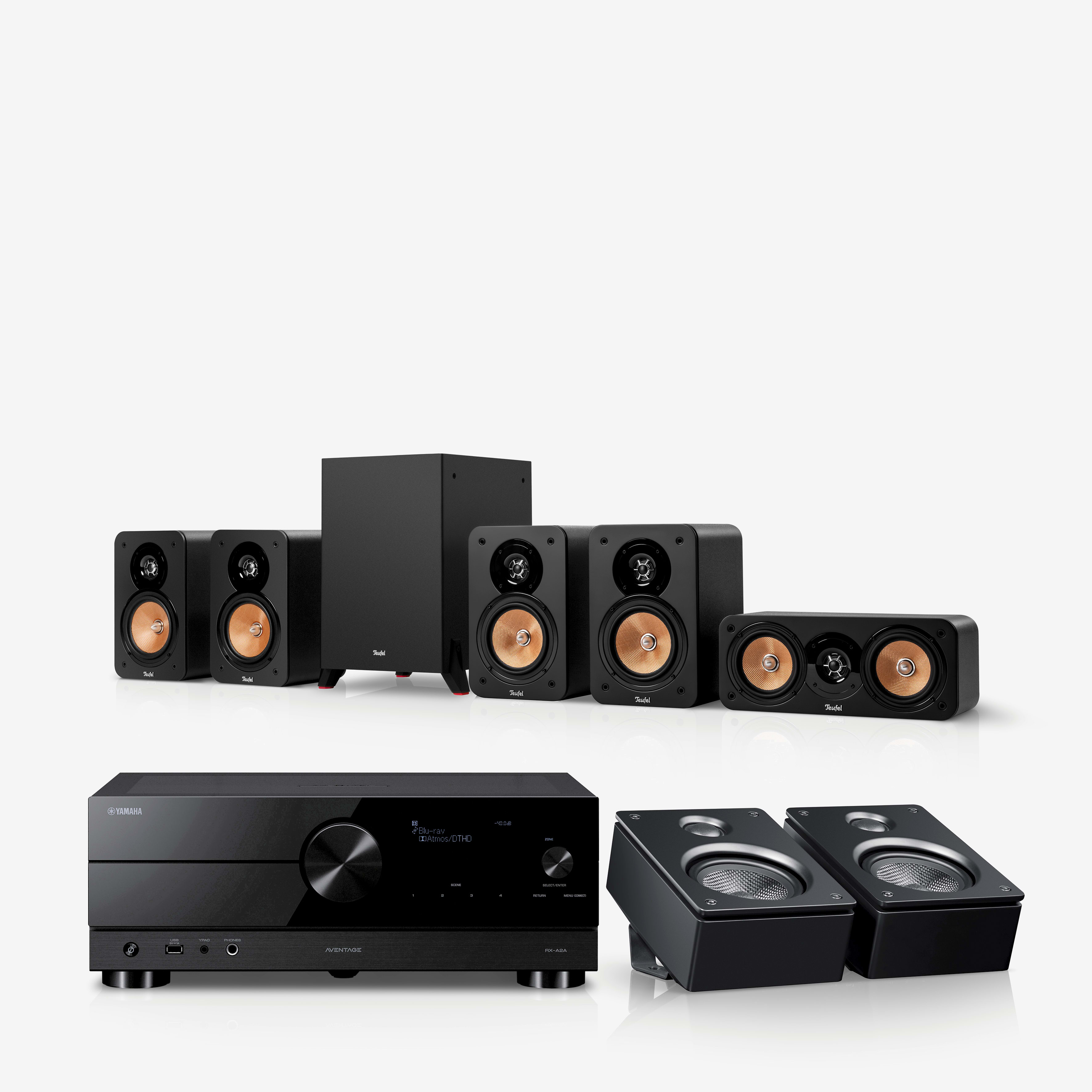 Teufel Ultima 20 5.1 Surround Sound Sistema di altoparlanti Subwoofer anteriore o downfire (opzionale senza fili), Bass reflex, HiFi Home Theater - Bianco Teufel Ultima 20 5.1 Surround Sound Sistema di altoparlanti Subwoofer anteriore o downfire (opzionale senza fili), Bass reflex, HiFi Home Theater - Bianco