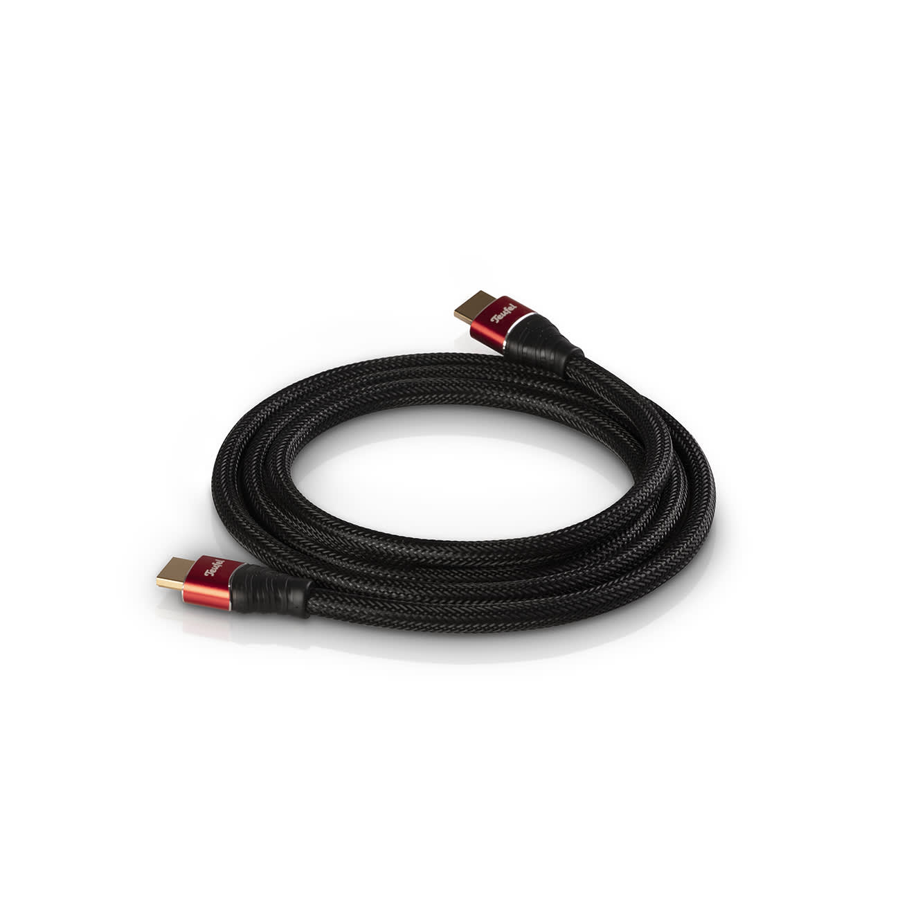 Câble coudé en bas HDMI - HDMI, 1 m, Rouge - Câbles vidéo