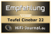 Testbericht - hifi-journal.de - CINEBAR 22 für Dolby Atmos 5.1-Set
