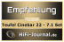 Testbericht - hifi-journal.de - CINEBAR 22 für Dolby Atmos 7.1-Set
