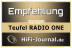 Testbericht - hifi-journal.de - RADIO ONE - Empfehlung