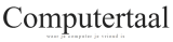 Logo - Computertaal