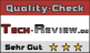 Testbericht - Tech-Review.de - Qualitäts-Check sehr gut