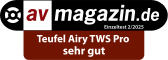 Testbericht - av-magazin.de - AIRY TWS PRO Ergebnis