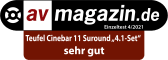 Testbericht - av-magazin.de - CINEBAR 11 Surround 4.1-Set - sehr gut