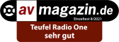 Testbericht - av-magazin.de - RADIO ONE - Testergebnis Sehr Gut