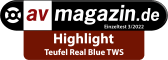 Testbericht - av-magazin.de - REAL BLUE TWS - Highlight