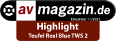 Testbericht - av-magazin.de - REAL BLUE TWS 2 - Highlight