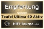 Testbericht - hifi-journal.de - ULTIMA 40 Aktiv - Empfehlung 05/2023