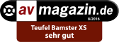 Testbericht - AV Magazin - BAMSTER XS - sehr gut 08/2016