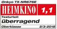 Testbericht - Heimkino - Onkyo TX-NR676E - 1,1 überragend