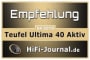 Testbericht hifi-journal.de Ultima 40 Aktiv (2019) Surround mit Effekt