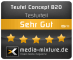 Testbericht - media-mixture.de - Concept B 20 sehr gut