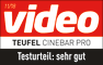 Testbericht Video Soundbar Cinebar sehr gut