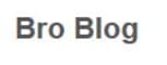 Logo - Bro blog