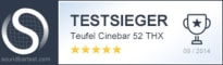 Testbericht - Sounbartest.com - Cinebar 52 THX - Testsieger 09/2014