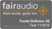 Testbericht - Fairaudio - Definion 3s