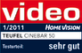 Testbericht - Video Home Vision - Cinebar 50
