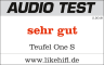 Ausgezeichnet Audio Testbericht Teufel One S