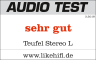 Ausgezeichnet Audio Testbericht Teufel Stereo L