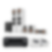 ULTIMA 40 Surround + DENON X3800H für Dolby Atmos Mk4 - white - Set - no Cover