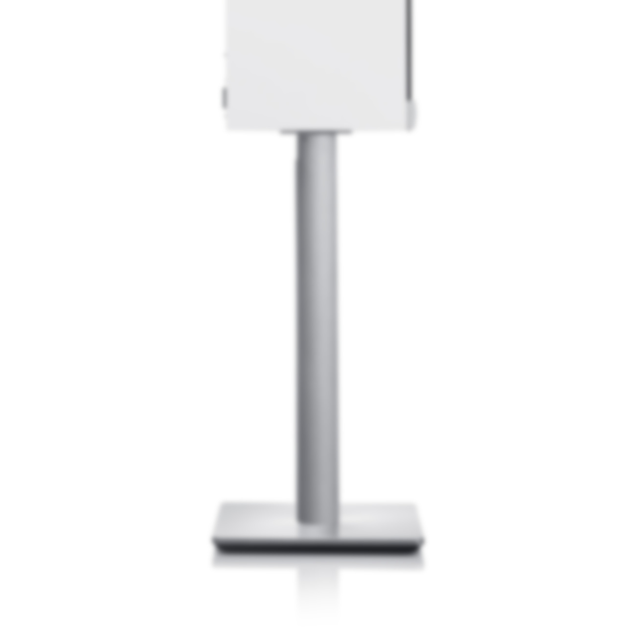 Raumfeld M Stands - silver - Side Straight Crop