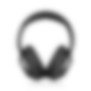 REAL BLUE NC 3 Over-Ear-Kopfhörer Frontansicht in Night Black kabellos mit ANC und Bluetooth