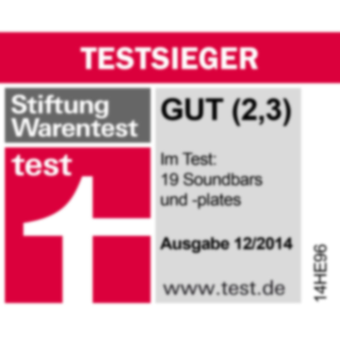 Testbericht - Stiftung Warentest - Cinebar 11 - Front Straight [DE]