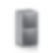 Cubycon - cub 2 FCR 02 - silver - front angled left