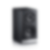 Raumfeld Stereo M - Black - Slave front angled noCover