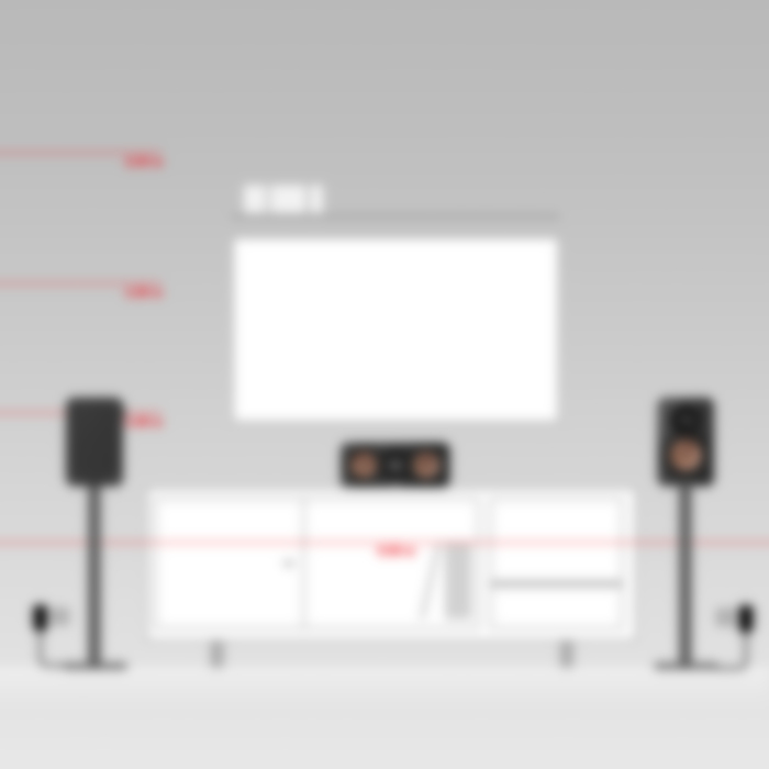 ULTIMA 20 Surround + Yamaha RX-A2A für Dolby Atmos"5.1.2" Outline