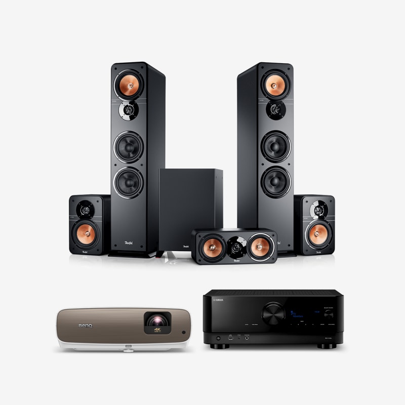 Gallery image 1 from 42 ULTIMA 40 Surround + Yamaha RX-V6A + BenQ W2710i "5.1-Set"