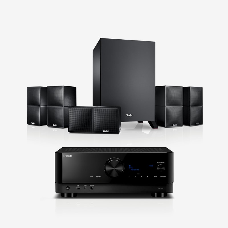 Gallery image 1 from 14 CUBYCON + Yamaha RX-V4A "5.1-Set"