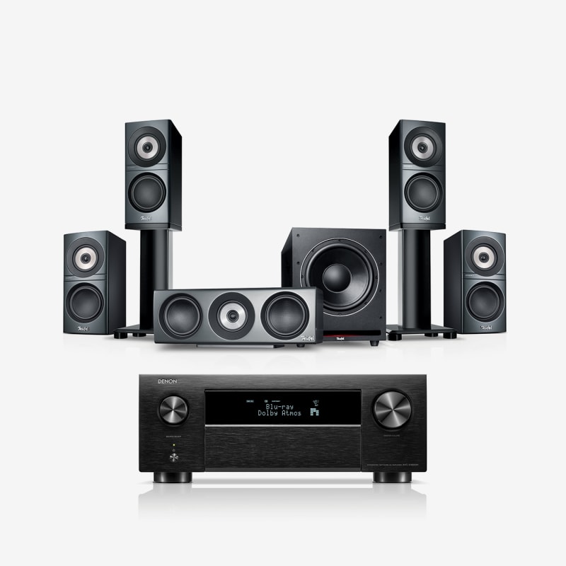 Galerie Bild 1 von 19 DEFINION 3S Surround + DENON AVC-X4800H "5.1-Set"