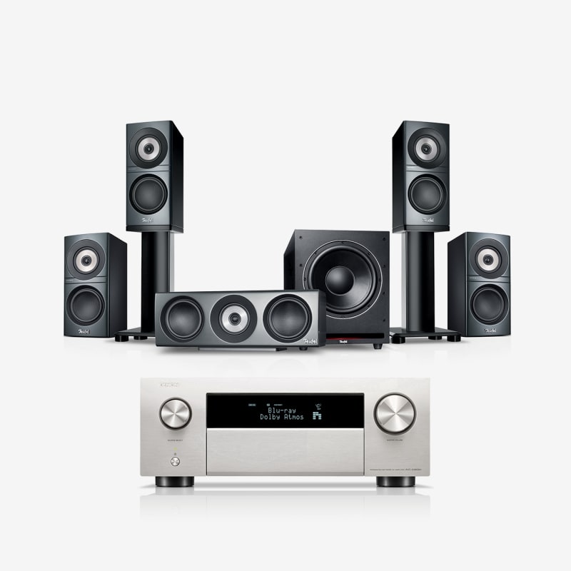 Galerie Bild 1 von 17 DEFINION 3S Surround + DENON AVC-X4800H "5.1-Set"