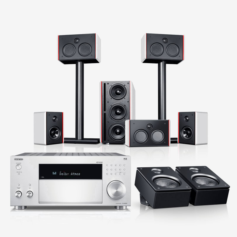 Galerie Bild 1 von 45 System 4 THX AVR für Dolby Atmos "5.1.2-Set"