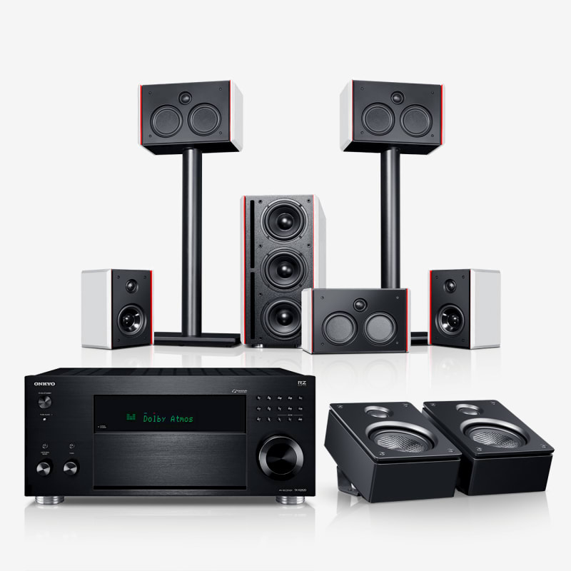 Galerie Bild 1 von 45 System 4 THX AVR für Dolby Atmos "5.1.2-Set"