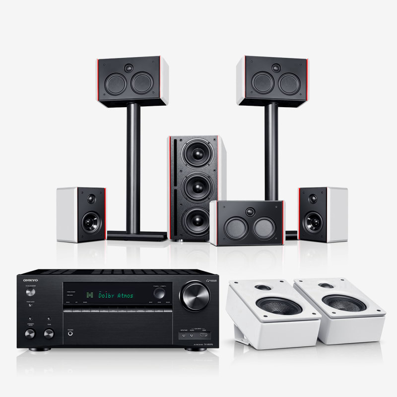 Galerie Bild 1 von 45 System 4 THX AVR für Dolby Atmos "5.1.2-Set"