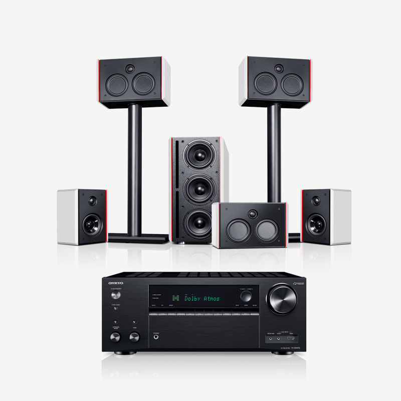 Galerie Bild 1 von 44 System 4 THX AVR "5.1-Set"