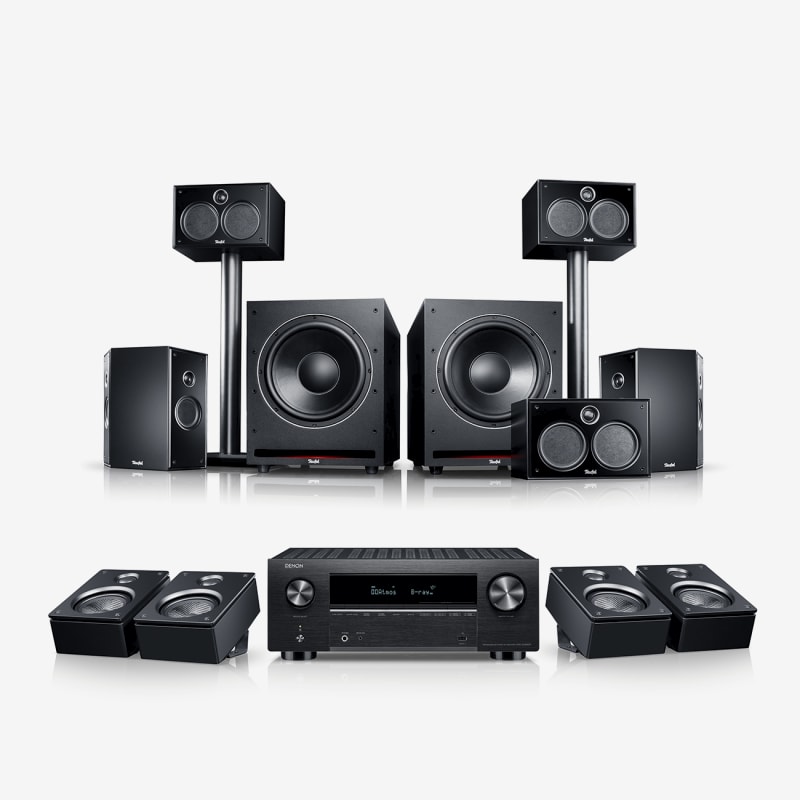 Gallery image 1 from 28 SYSTEM 6 THX + DENON X3800H for Dolby Atmos "5.2.4-Set"