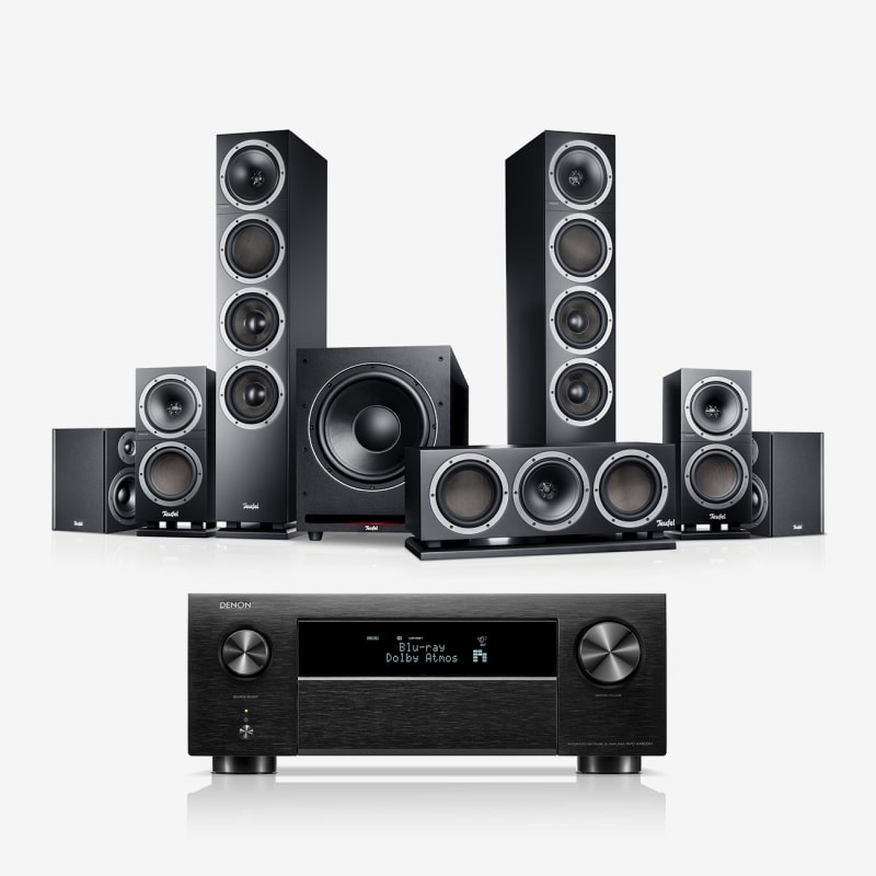 Galerie Bild 1 von 60 THEATER 500 Surround + DENON AVC-X4800H "7.1-Set"