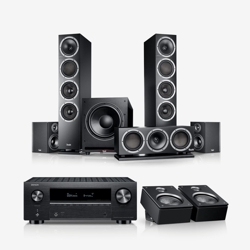 Gallery image 1 from 40 THEATER 500 Surround + DENON X3800H para Dolby Atmos "5.1.2"