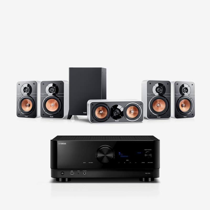 Galerie Bild 1 von 17 ULTIMA 20 Surround + Yamaha RX-V4A "5.1-Set"
