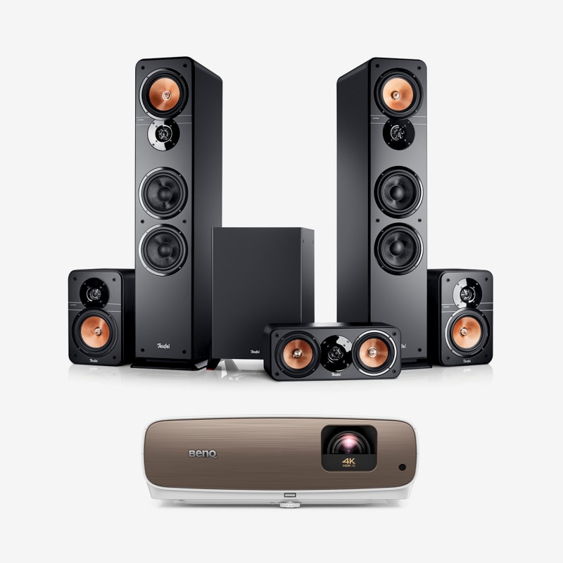 Gallery image 1 from 38 ULTIMA 40 Surround "5.1-Set" + BenQ W2700