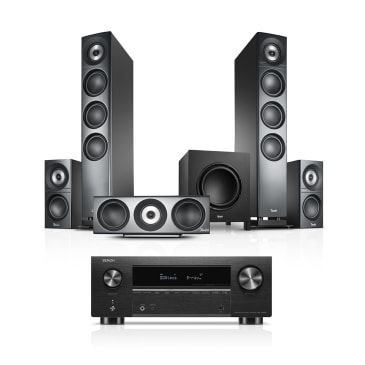 Heimkino DEFINION 3 Surround + Denon X3800H "5.1-Set"