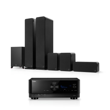 ULTIMA 40 Surround + Yamaha RX-V6A Mk4 - black - cover