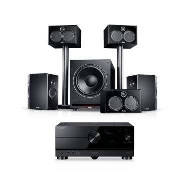 Surround-Gaming SYSTEM 6 + Yamaha RX-A4A "5.1-Set"