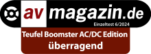 Testbericht - AV-Magazin - BOOMSTER AC-DC Edition - Testerg. überragend