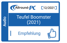 Testbericht - allround-pc.de - BOOMSTER - Empfehlung
